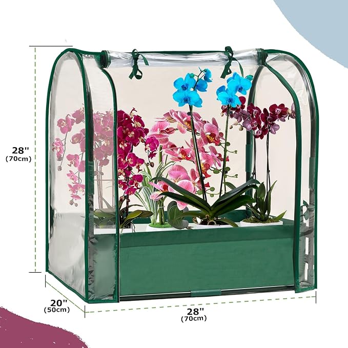Mini Tabletop Garden Greenhouse Nursery Plant Cover Tent Humidity Domes - Image 3