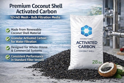 Coconut Shell Activated Carbon 12×40 Mesh – 1 Cubic Feet Total Bulk Filtration - Image 3