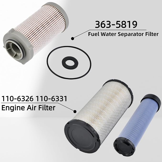 1000 Hours Maintenance Filter Kit 258-2829 265-6619 265-6618 421-5479 377-6969 - Image 3