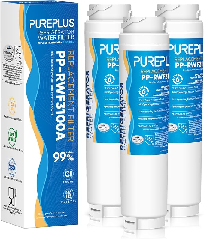PUREPLUS 9000194412 Refrigerator Water Filter Replacement by PUREPLUS