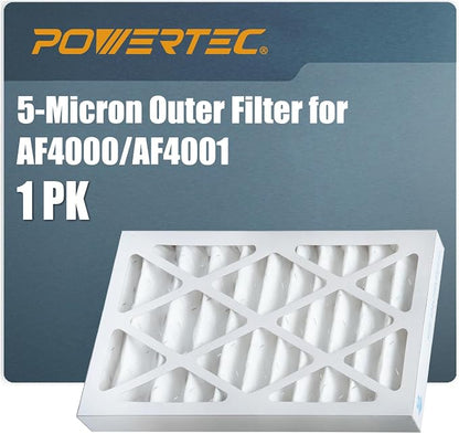 POWERTEC 5 Micron Outer Air Filter 1PK by POWERTEC