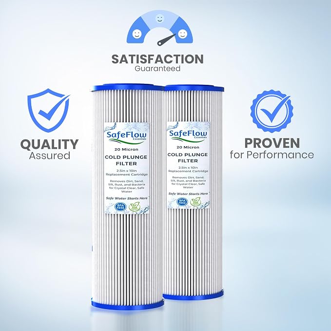 10in Ice Bath Chiller Filters 20 Micron 10" x 2.5" Water Filter Replacement - Image 7