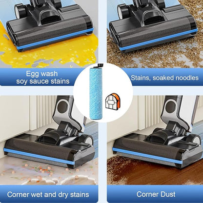 WD161 Roller and Filter for fit Shark HydroVac MessMaster Wet Dry WD161 WD261 - Image 7