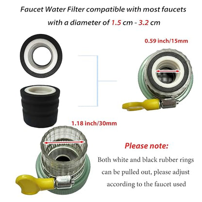 4 Pack Faucet Mount Filters, Faucet Water Filter - Image 4