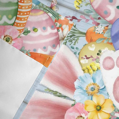 Easter Curtain Valances for Windows, Kitchen Valance Window Treatment, Spring - Image 6