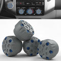 4 Pack - 2nd Gen Tacoma Accessories AC Knob Upgrade - 2005,2006,2007,2008,2009,2010,2011,2012,2013,2014,2015 Tacoma Climate Control Dial Mods Set - for Toyota Interior Replacement Kit
