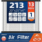 213 Replacement Air Filter, MERV 13, Actual Size: 20.47"x25.6"x3.94", Nominal by UNIREACH