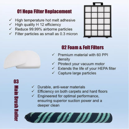 AZ4002 filter Compatible with shark detect pro/Shark Power Detect Upright - Image 4