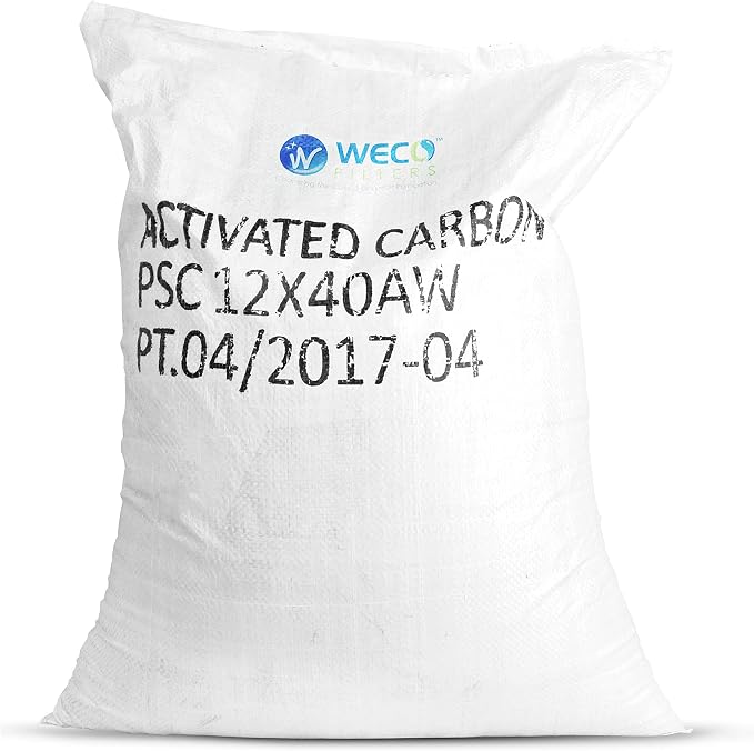 WECO Coconut Shell Granular Activated Carbon Charcoal by WECOFilters