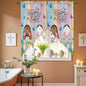 Swag Curtain Valances for Kitchen Windows, Happy Easter Rabbit Butt Egg on by Unknown