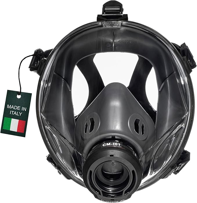MIRA Safety CM-I01 Full-Face Industrial-Grade Gas Mask by MIRASafety