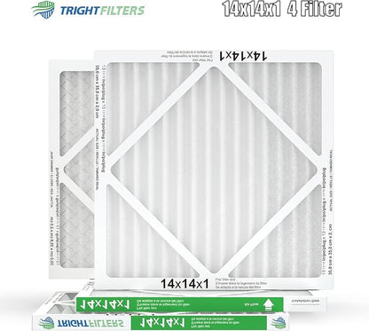 14x14x1 Air Filter 4 Pack, MERV 8 Pleated Dust Defense Air Filters Replacement - Image 9