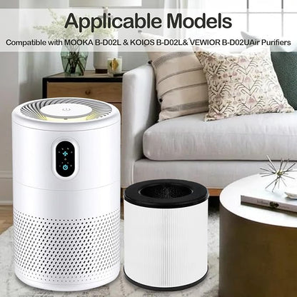 B-D02L Air Purifier Replacement Filter, Compatible - Image 4