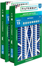 Filterbuy 16x25x5 Air Filter MERV 13 Optimal Smoke & Allergy Defense, by Filterbuy