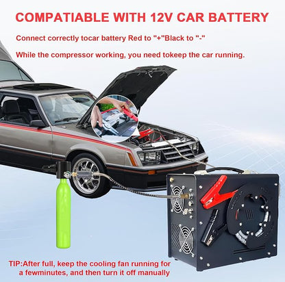 Pcp Air Compressor, Built-in Converter/Water-Oil Filter, Auto Stop, Oil/Water - Image 3
