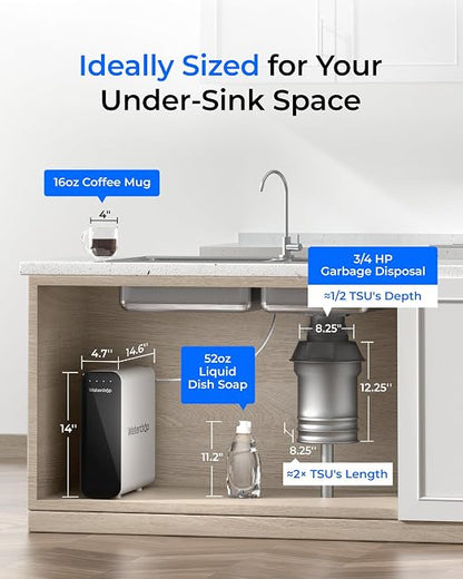 Waterdrop TSU 0.01 Micron Ultra Filtration Under Sink Water Filter System - Image 4