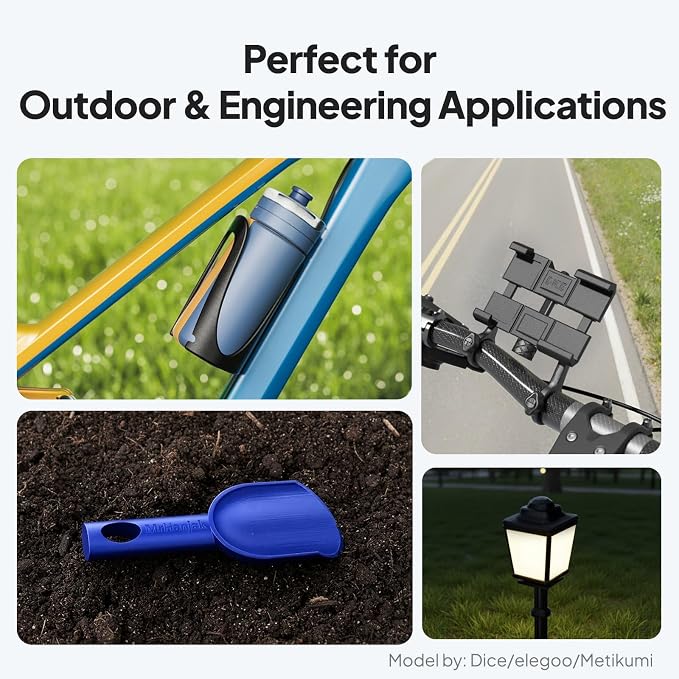 ELEGOO ASA Filament 1.75mm Black 1KG, UV & Weather Resistant 3D Printer Filament - Image 8