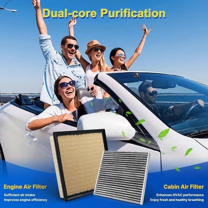 Cabin & Engine Air Filter Kit Fits 2024-2025 Tacoma L4 2.4L, Replacement - Image 7