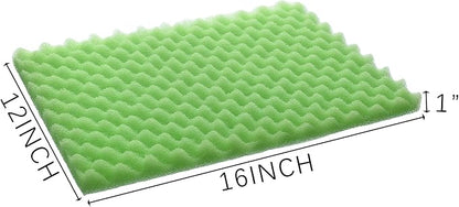 Aquarium Filter Media Bio Sponge Pad 16 x 12 x 1 inch, Fish Pond Foam Filter - Image 4