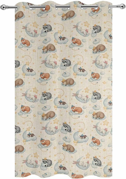 Cartoon Animals Outdoor Curtains - Image 9