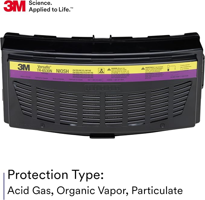 3M Versaflo Organic Vapor/Acid Gas/HEPA Cartridge TR-6530N, - Image 2