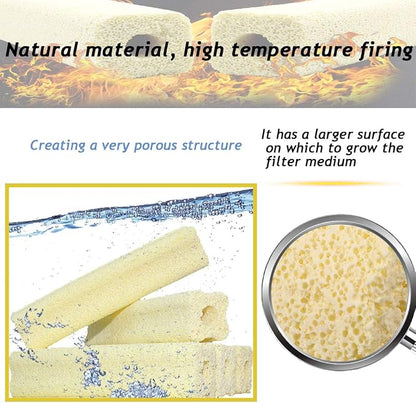 PINVNBY 20 Pcs 6.2-Inch Large Aquarium Filter Media Fish Tank Ceramic Media - Image 5