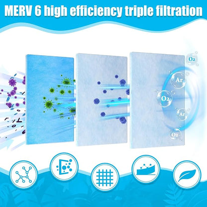 Frienda 20 x 118 Inch Merv 6 Reusable Air Vent Filter Cut to Size Electrostatic - Image 2