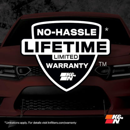 K&N High-Flow Original Lifetime Engine Air Filter: Increase Power: Premium - Image 7