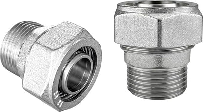 Jingzan Straight Air Piping Fitting, 3/4"Piping x 3/4"Male NPT Adapter by Jingzan