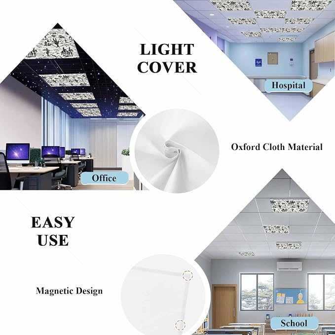 1 Pack Fluorescent Light Cover, Western Cowboys Light Covers - Image 5
