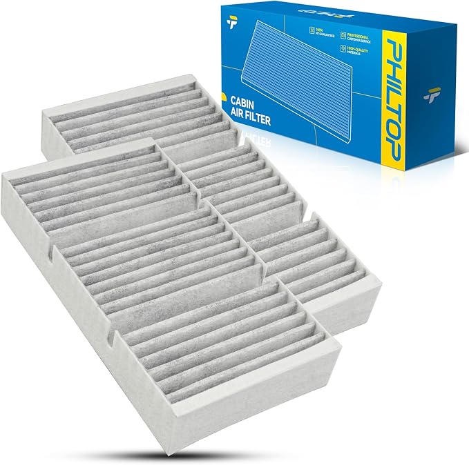 PHILTOP Cabin Air Filter w/Activated Carbon, Compatible by PHILTOP