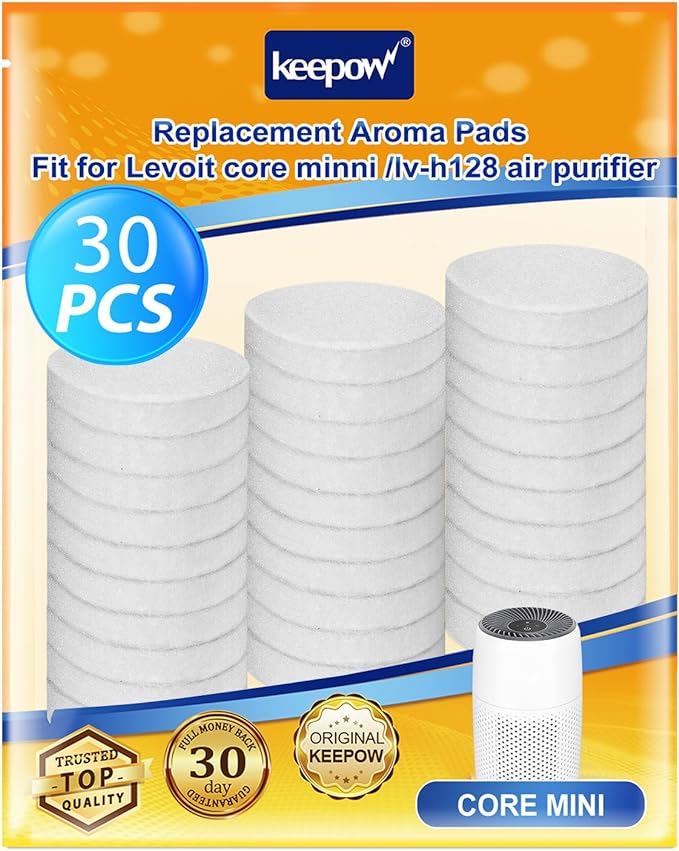 KEEPOW 30 Pack Aroma Pads Refills Compatible by KEEPOW