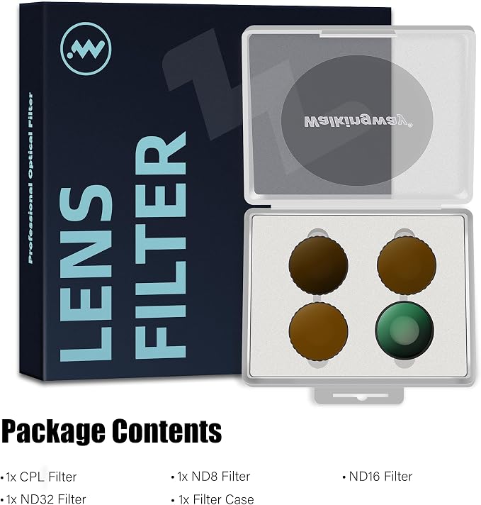 Walking Way Camera Lens Filters ND PL Set Compatible - Image 7