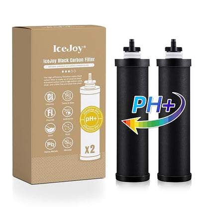 Alkaline Carbon Rods for Gravity Water Filters – Raises pH up to 9.2, by IceJoy
