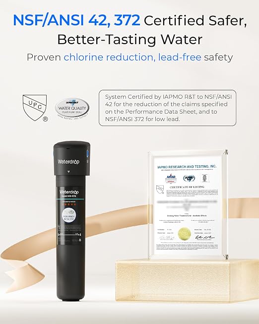 Waterdrop 15UA Under Sink Water Filter System, 2 Years, Bad Taste & Odor - Image 4