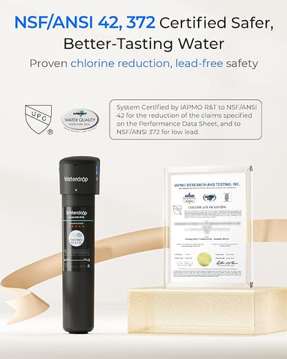 Waterdrop 15UA Under Sink Water Filter System, 2 Years, Bad Taste & Odor - Image 4