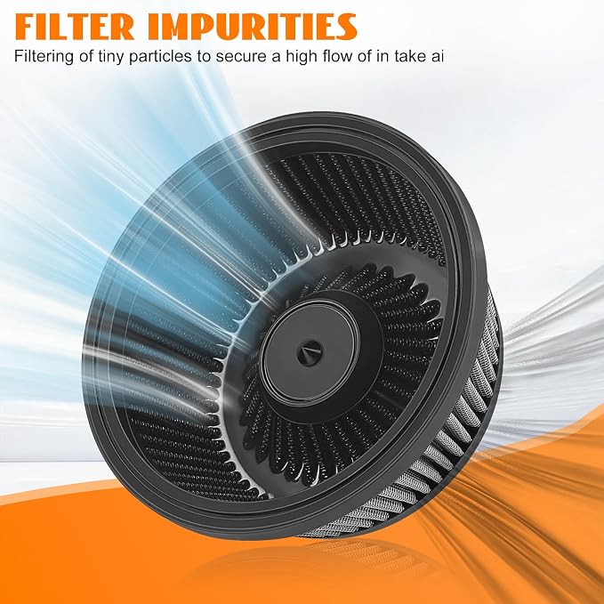 High Flow Air Cleaner Intake Filter Kit Air Filters Cover Drift Style - Image 5