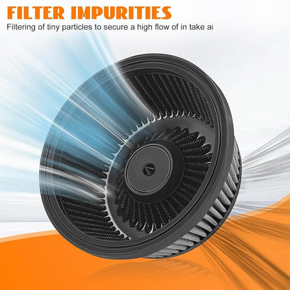 High Flow Air Cleaner Intake Filter System Kit Air Filters Cover Drift Style - Image 5
