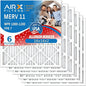 AIRX FILTERS WICKED CLEAN AIR. 16x16x2 Air Filter MERV 11 Electrostatic Pleated by AIRXFILTERSWICKEDCLEANAIR