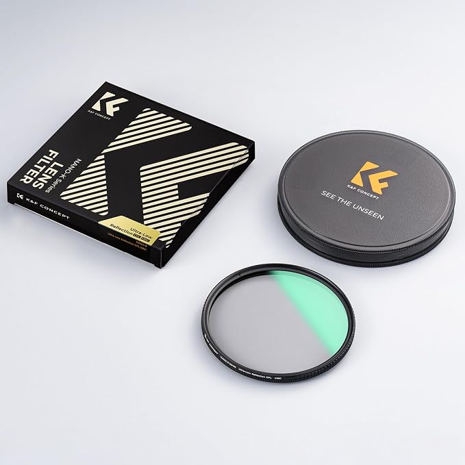 K&F CONCEPT 82mm Ultra-Low Reflectivity Circular Polarizers Filter 28 - Image 8