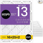 Simply 16x25x2 Air Filter, MERV 13, 6 Pack, Furnace Air Filter by SimplyFilters