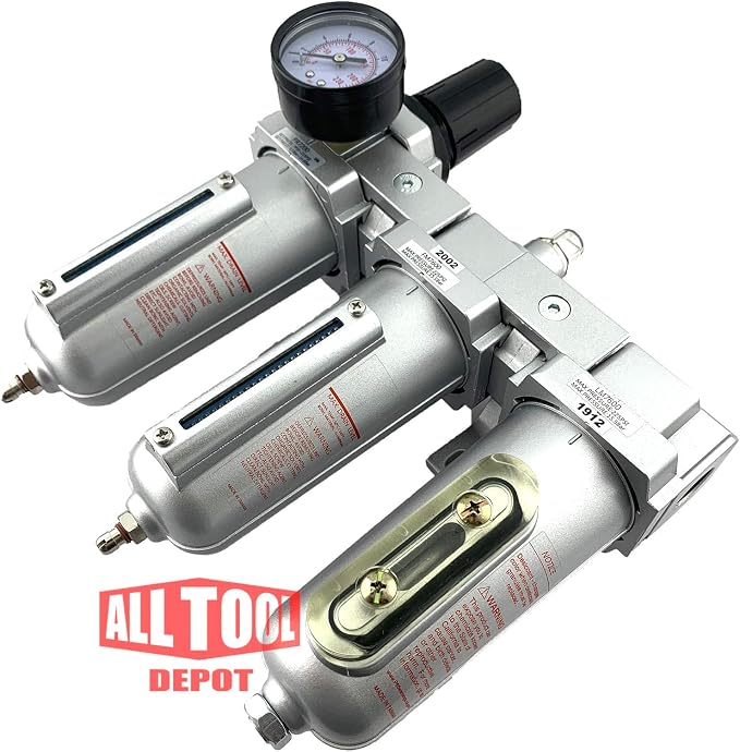 3/4" NPT HEAVY DUTY Industrial Grade Filter Regulator Coalescing Desiccant - Image 3