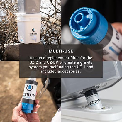Uzima UZ-1 Water Filter Cartridge Replacement | Gravity Water Filter - Image 3