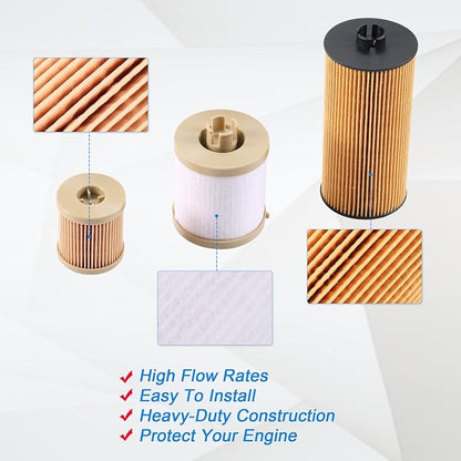 CARMOCAR FD4616 Fuel Filter and FL2016 Oil Filter Replacement - Image 6
