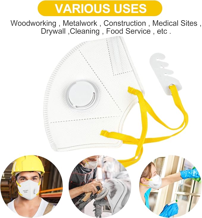LotFancy N95 Mask for Adults, NIOSH Particulate Respirator, N95 Face Mask for - Image 9
