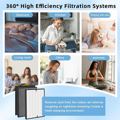 10-Pack 3000 Replacement Filters Compatible AD3000 Air Purifi-er, 3000Pro Air - Image 6