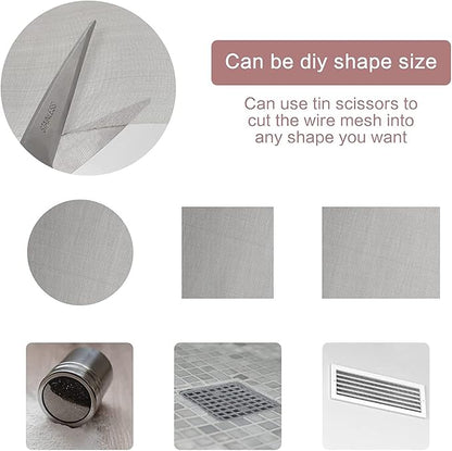 Stainless Steel Woven Wire Mesh, 304 100 Mesh Filter Screen Sheet - Image 6