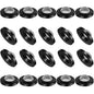 20 Pcs Hose Washer with Screen Filter Washers Stainless Steel & Black Rubber by Honoson