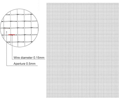 Stainless Steel Woven Wire Mesh 304 Stainless Steel Mesh Sheet 40 Mesh Woven - Image 2
