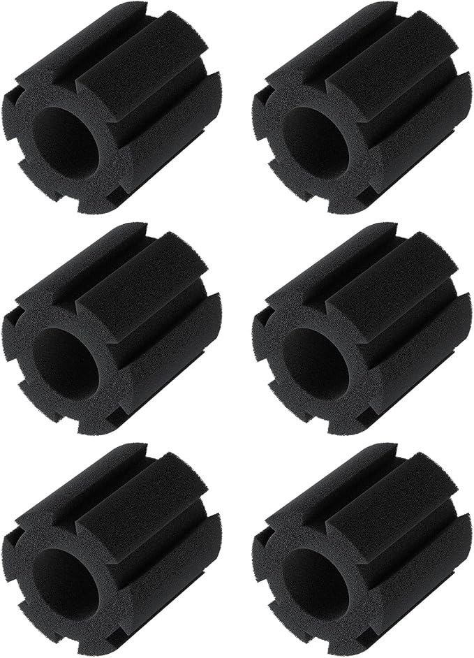 Pawfly 6 Pack Replacement Filter Sponges Aquarium Nano Bio Sponge Filter by Pawfly